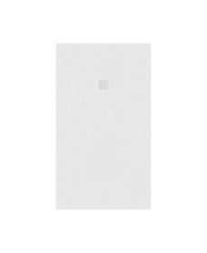 SLATE 1400 x 800 Shower Tray White - with FREE shower waste