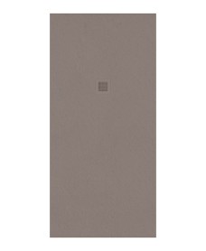 SLATE Taupe 1900x900 shower tray with FREE Shower Waste