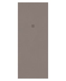 SLATE Taupe 2000x800 shower tray with FREE Shower Waste