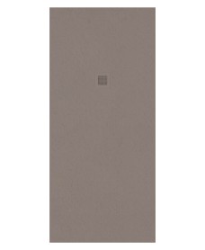 Slate Taupe 2000x900 shower tray with FREE Shower Waste