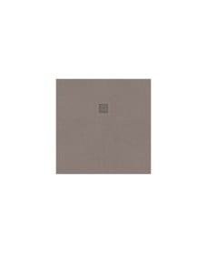 SLATE 800 x 800 Shower Tray Taupe - with FREE shower waste