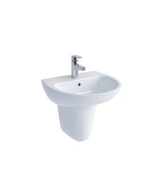 STRATA 45cm Basin & Semi Pedestal 1TH