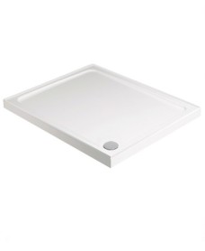 Kristal Low Profile Shower Tray 700 x 700 4 Upstand - with FREE shower waste