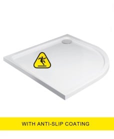 Kristal Low Profile 1000X800 Quadrant RH Shower Tray -Anti Slip with FREE shower waste