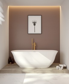 Reef Freestanding Bath including waste and overflow 1700x750mm