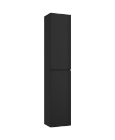 Matt Black 30cm Wall column