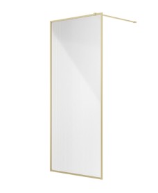 MIRAGE 1000mm Brushed Gold Frame with Fluted Glass