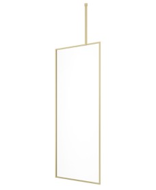 MIRAGE 900mm Brushed Gold Frame with Clear Glass
