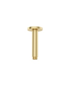 Sync Round Ceiling Shower Arm 200mm Brushed Gold