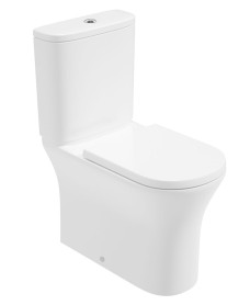PENA Fully Shrouded Comfort Height Close Coupled Rimless Pan & Delta Soft Close Seat