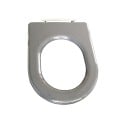COMPACT seat ring grey stainless steel top fix hinge