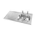 IBIZA HTM64 Inset Hospital Sink 923x500mm Left hand Drainer  