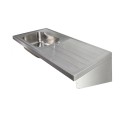 JERSEY HTM64 Sit-on Sink 1500x600mm Single Bowl & Drainer L/R