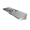 JERSEY HTM64 Sit-on Sink 1800x600mm Single Bowl Double Drainer 