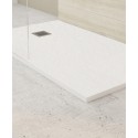 SLATE 1500 x 800 Shower Tray White - with FREE shower waste