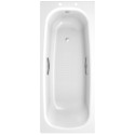 STRATA Single Ended 1700 x 700 Steel Bath - with Grips and Anti Slip