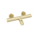 FORM Thermostatic Bath Shower Mixer & Fast Fix Kit Brushed Gold