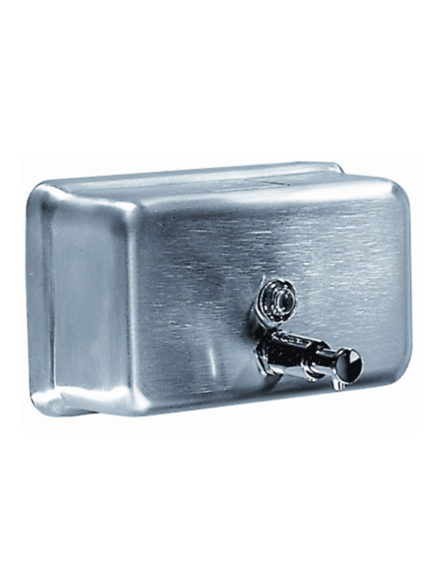 MEDICLINICS Horizontal Soap Dispenser Stainless Steel