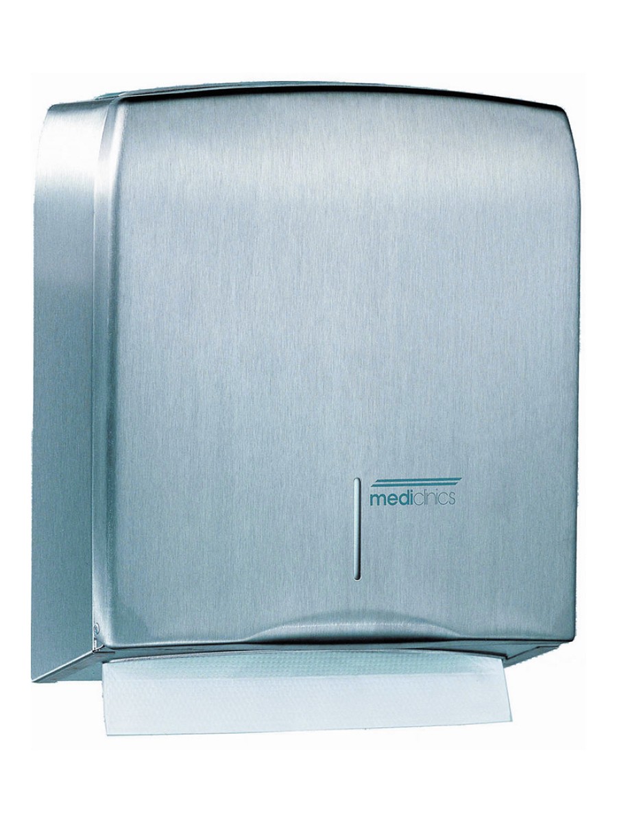 MEDICLINICS Paper Towel Dispenser Stainless Steel