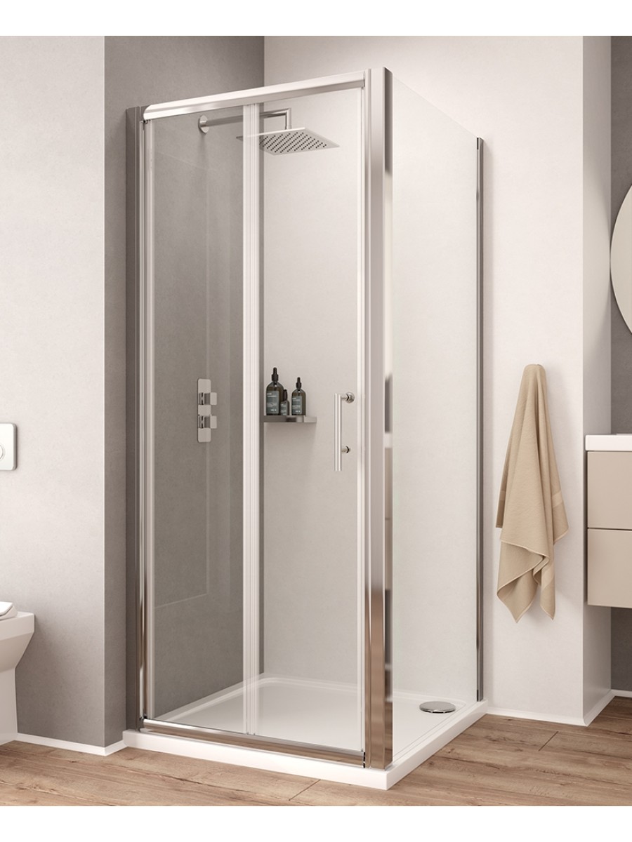 K2 700 Bifold Shower Shower Door - Adjustment 660 -720mm 