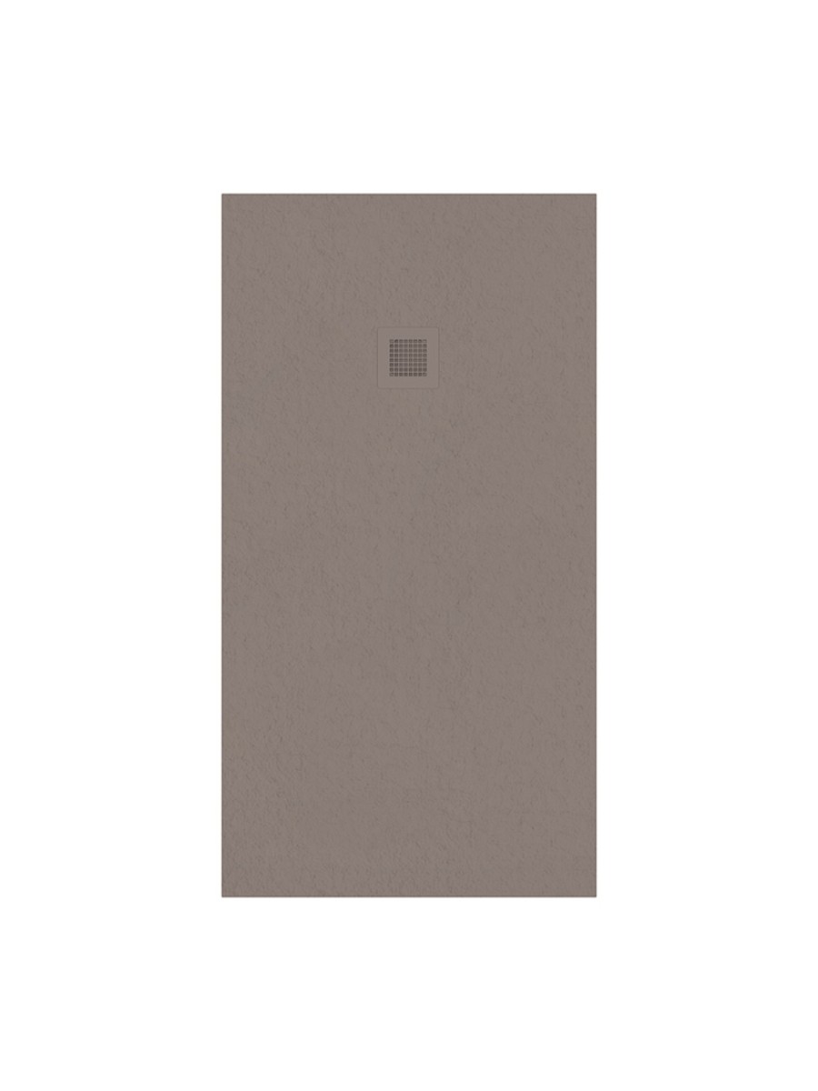 SLATE Taupe 1500x800 shower tray with FREE Shower Waste