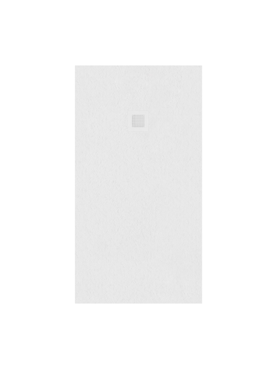 SLATE 1500 x 800 Shower Tray White - with FREE shower waste