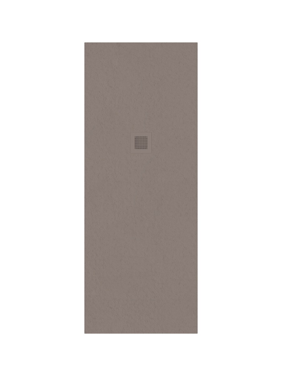 SLATE Taupe 1800x700mm Rectangular Shower Tray & Waste
