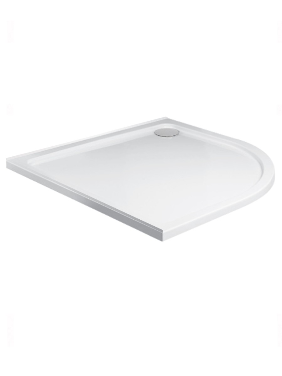 KRISTAL LOW PROFILE 800 Quadrant Upstand Shower Tray   with FREE shower waste