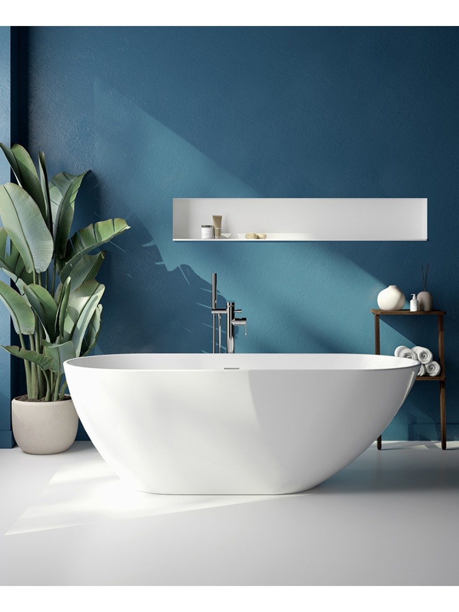 ABYSS Freestanding Bath including waste and overflow 1700x750mm