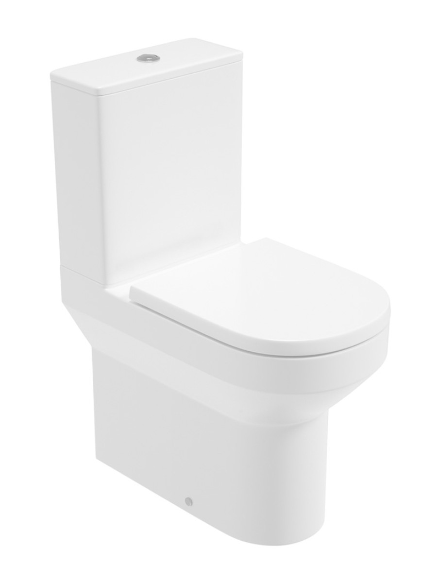 BASE Rimless Kit Fully Shrouded WC Comfort Height & PP Seat