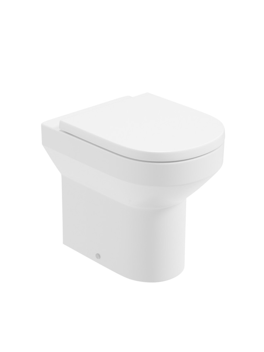 BASE Rimless Kit Back to Wall WC Comfort Height & PP Seat
