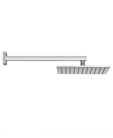 Arva Square 200 Shower Head & 500 Square Wall Shower Arm