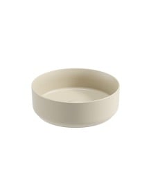 Avanti Round 36cm Vessel Basin with Ceramic Click Clack Waste - Ivory