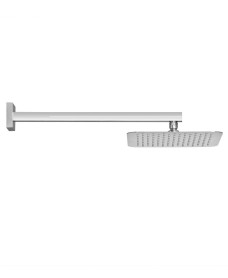 Cari Square 200mm Shower Head & 500mm Square Wall Shower Arm