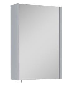 OTTO PLUS Gloss Light Grey 45cm Mirror Cabinet