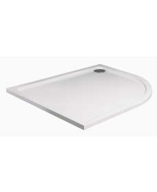 Kristal Low Profile 1000x800 Offset Quadrant Shower Tray RH with FREE shower waste