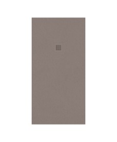 Slate Taupe 1600x800 shower tray with FREE Shower Waste