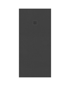 SLATE 1700 x 800 Shower Tray Anthracite - with FREE shower waste