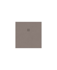 SLATE 800 x 800 Shower Tray Taupe - with FREE shower waste