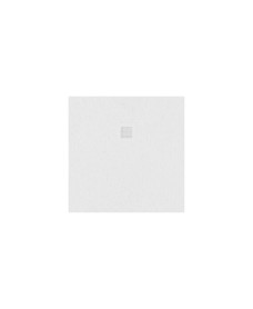 SLATE 800 x 800 Shower Tray White - with FREE shower waste