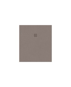 SLATE 900 x 800 Shower Tray Taupe - with FREE shower waste