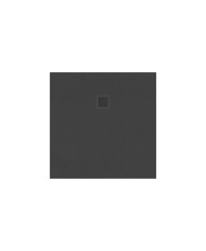 SLATE 900 x 900 Shower Tray Anthracite - with FREE shower waste