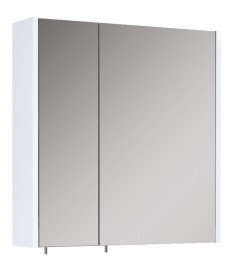 OTTO PLUS Gloss White 60cm Mirror Cabinet