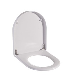 Heavy Duty Seat & Cover White for Stainless Steel Pans