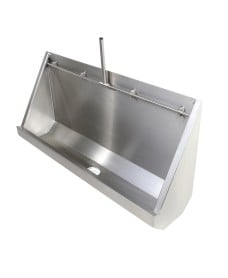 Fife Trough Urinal Exposed Pipework 1200mm RH Outlet