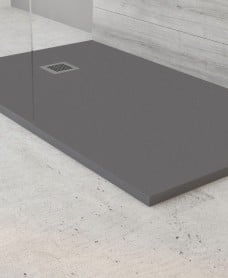 SLATE 1200 x 900 Shower Tray  Anthracite - with FREE shower waste