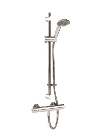 Coolflow Safe Touch Thermostatic T-Bar Shower Kit
