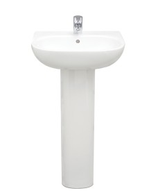 SIGMA 45cm Washbasin 1TH & Full Pedestal