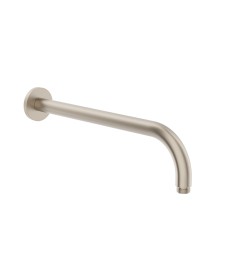 Sync Round Wall Shower Arm 345mm Brushed Nickel