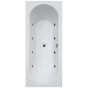 CLOVER  1800 x 800 Double Ended 8 Jet Whirlpool Bath